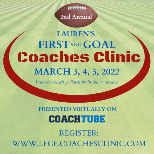 _First and Goal Digital Clinic Social Posts  (1) Football Clinic
-Helping families who are battling childhood cancer

